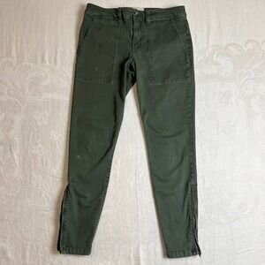 Sanctuary Cargo Pants  Women's Size 27 Standard‎ Surplus Green Zipper Ankle